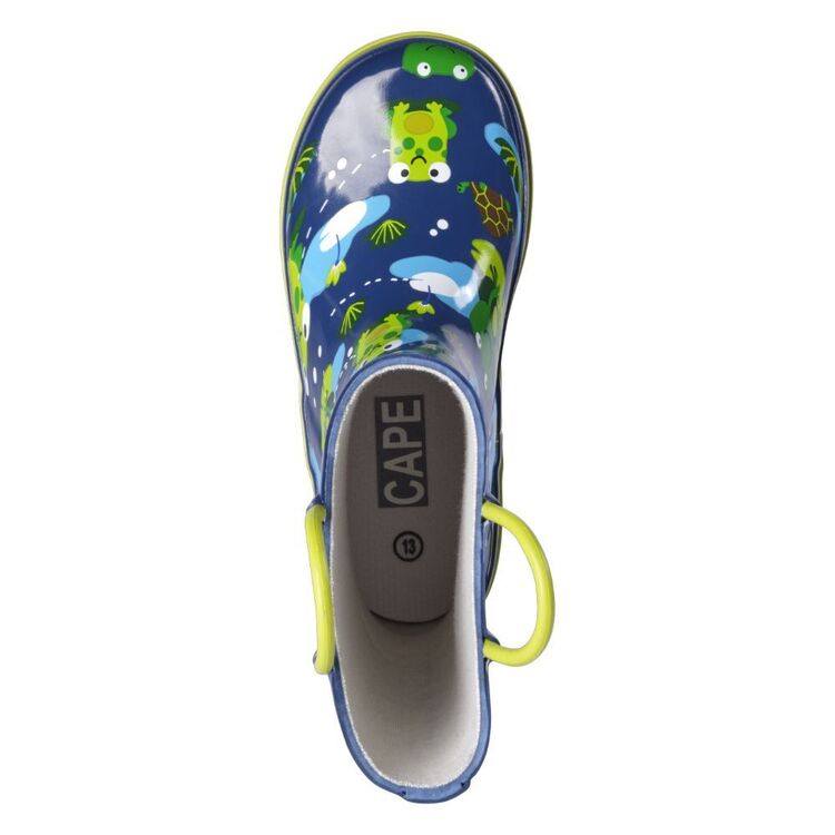 Cape Kids Frog Puddle Gumboots Multicoloured
