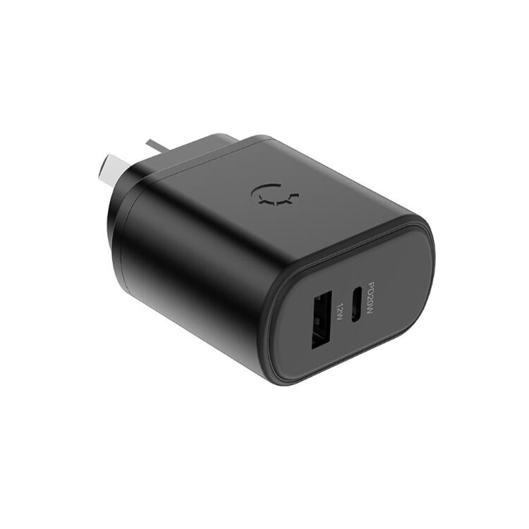 Cygnett 32W USB-A & USB-C Wall Charger Black 32W