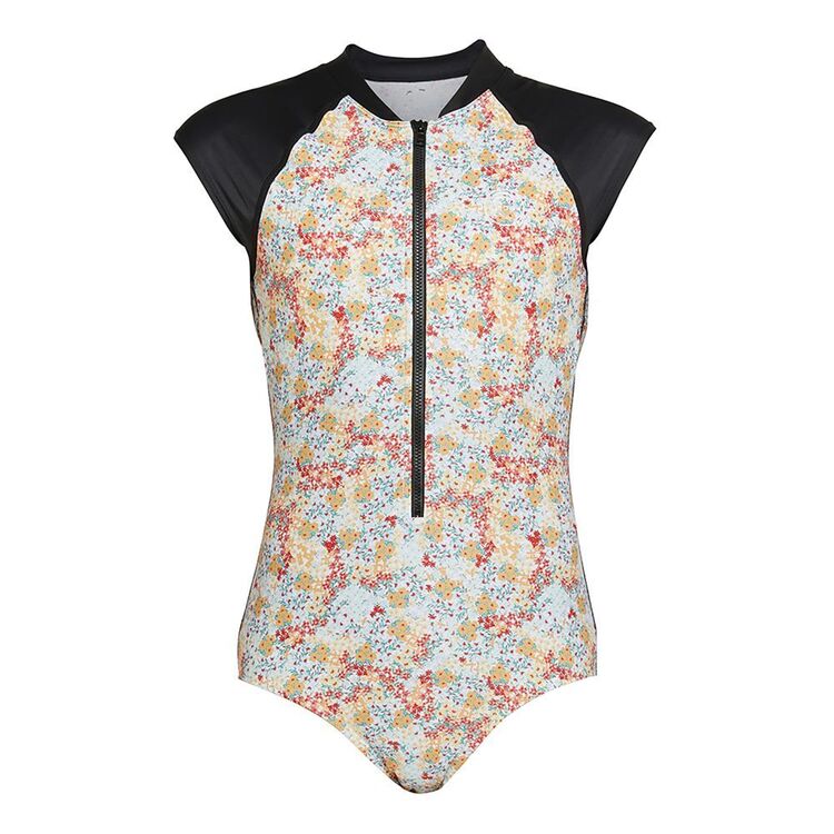 O'Neill Girls Lane Short Sleeve Surfsuit Multicoloured
