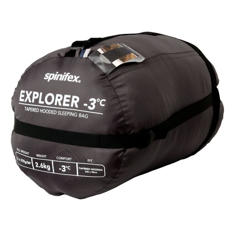 Spinifex Explorer -3° Sleeping Bag Grey Grey