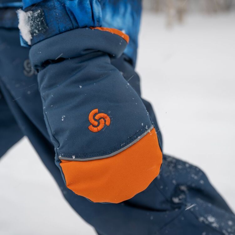 Chute Kids Kai Snow Mittens Burnt Orange