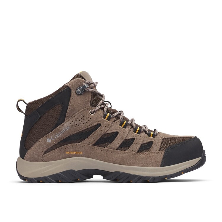 Columbia Men's Crestwood Waterproof Mid Hiking Boots Cordovan Squash