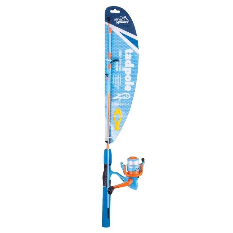 Jarvis Walker Tadpole 4' 2pc Spin Combo Orange & Blue