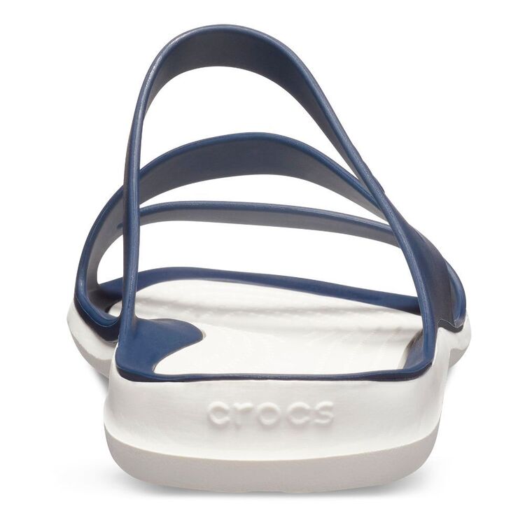 Crocs Women's Swiftwater Thongs Navy & White