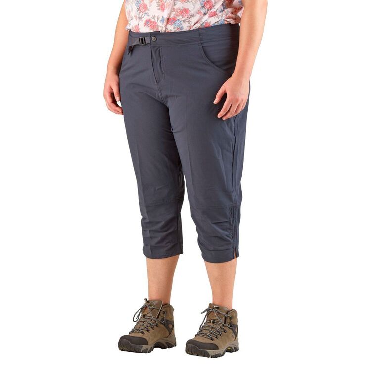 Cape Women's Isla II Capris Plus Size Charcoal