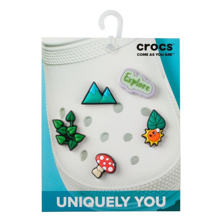 Crocs Explore Jibbitz 5 Pack Multicoloured