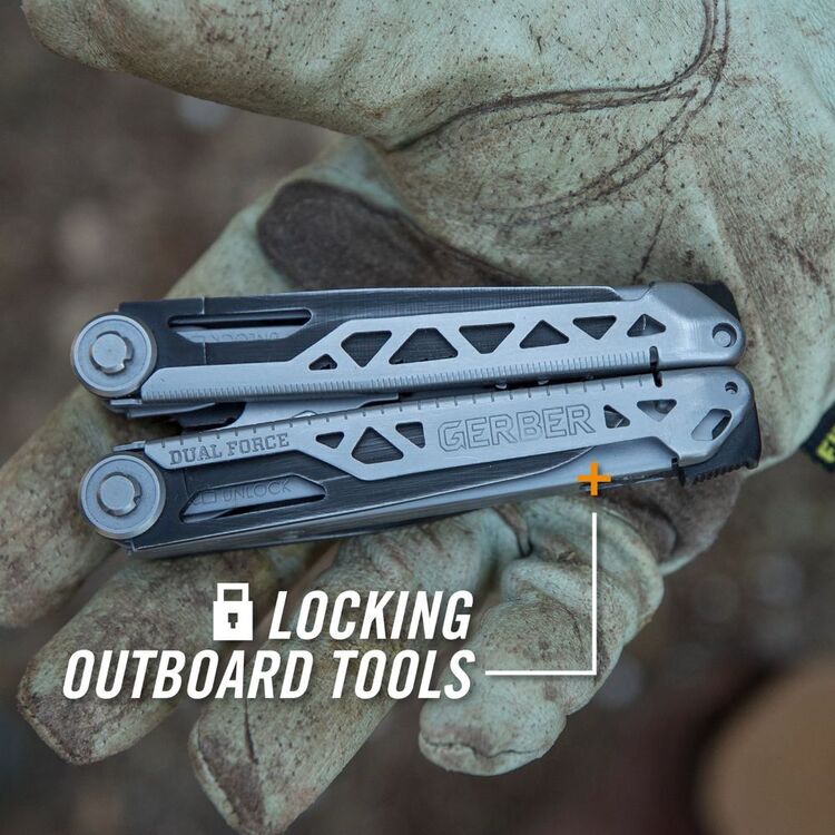 Gerber Dual Force Multitool Black & Silver
