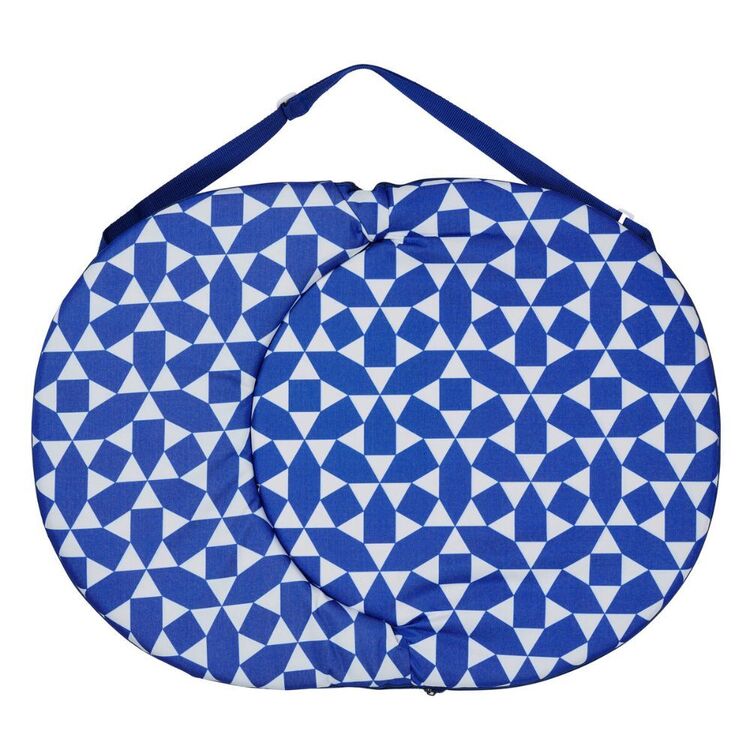 Coconut Grove Disc Chair Blue Mosaic