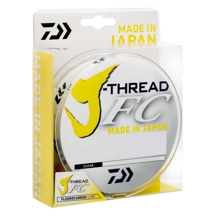Daiwa J-Thread Fluorocarbon Leader Line Clear