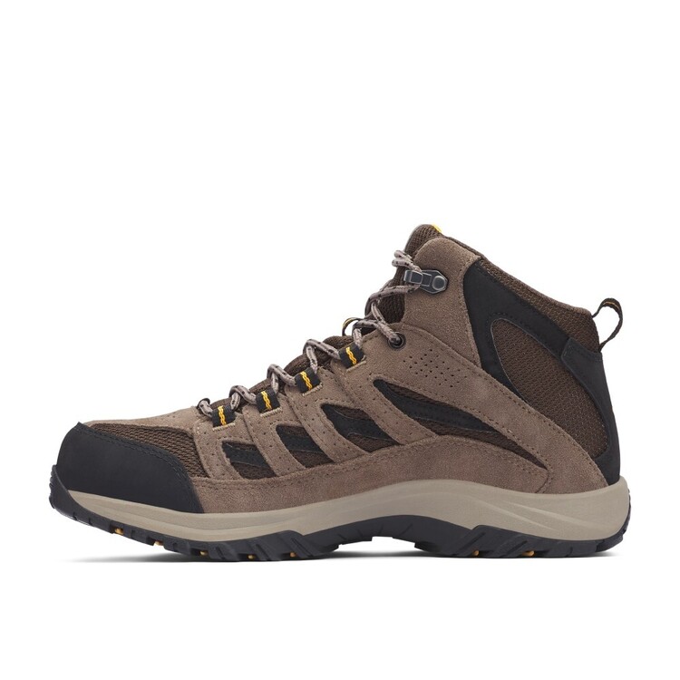 Columbia Men's Crestwood Waterproof Mid Hiking Boots Cordovan Squash