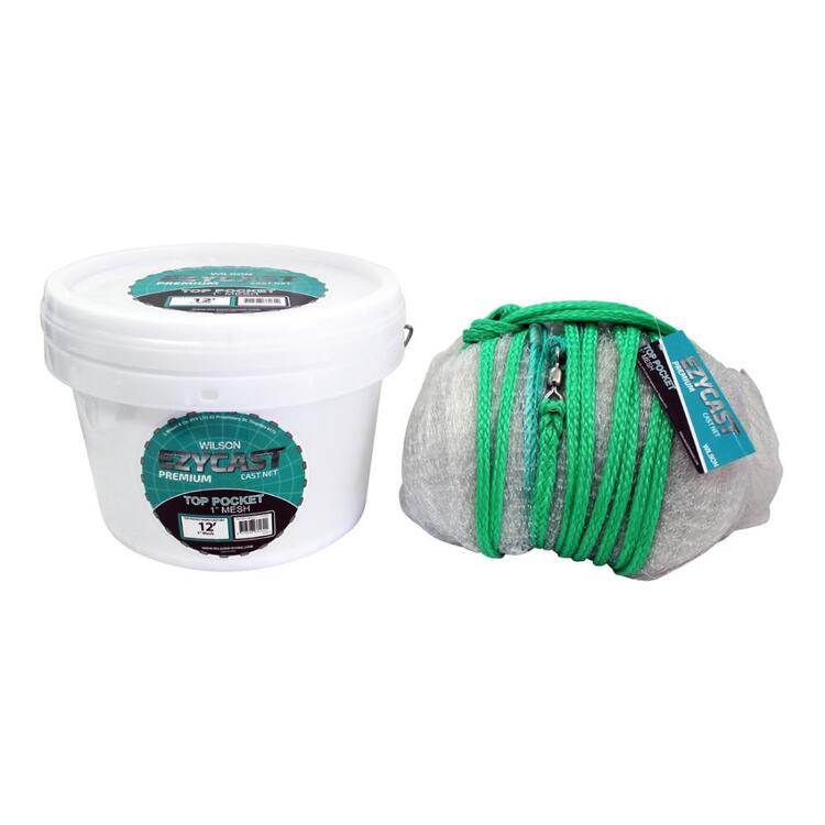 Wilson EzyCast Top Pocket 12' x 1" Cast Net