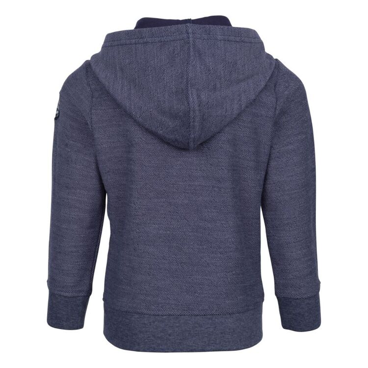 Trip In A Van x Cape Kids' Textured Zip Up Hoodie Blue