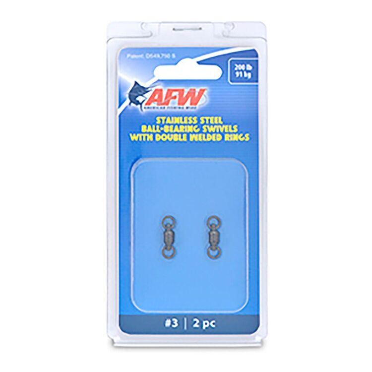 AFW Ball-Bearing Stainless Steel Swivels Grey