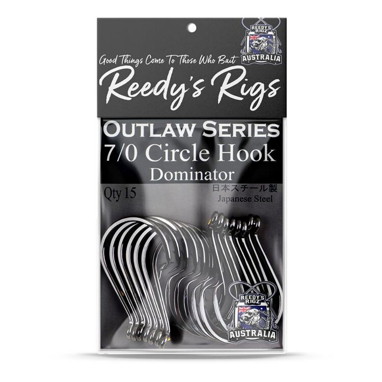 Reedy's Rigs Circle Dominator Hooks Pack Black