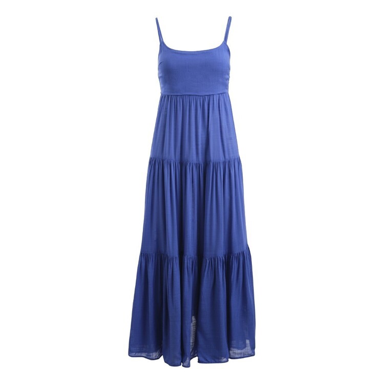 Body Glove Women's Tie Back Maxi Dress Deep Water