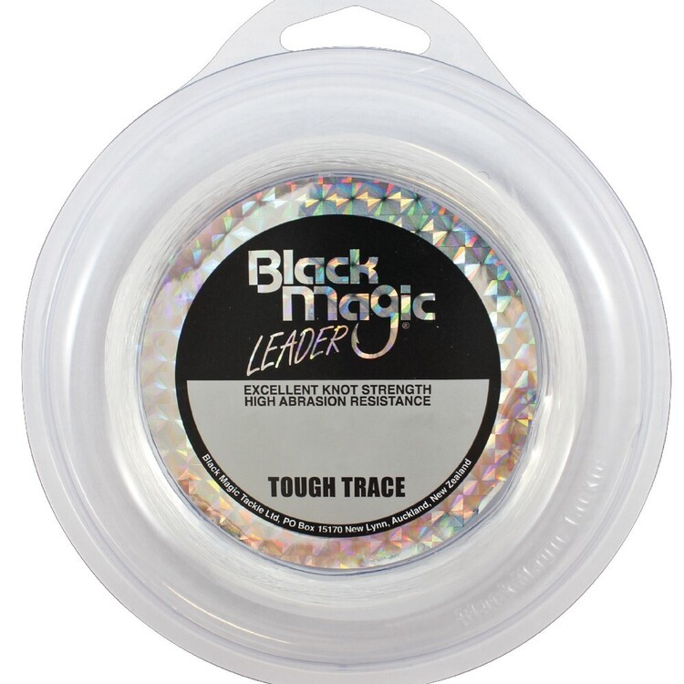 Black Magic 100m Mono Tough Trace Leader Line Clear