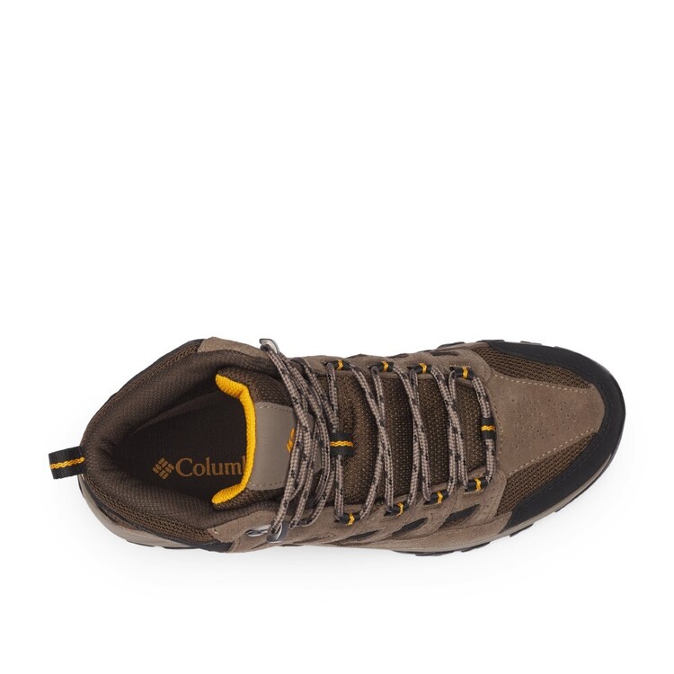 Columbia Men's Crestwood Waterproof Mid Hiking Boots Cordovan Squash