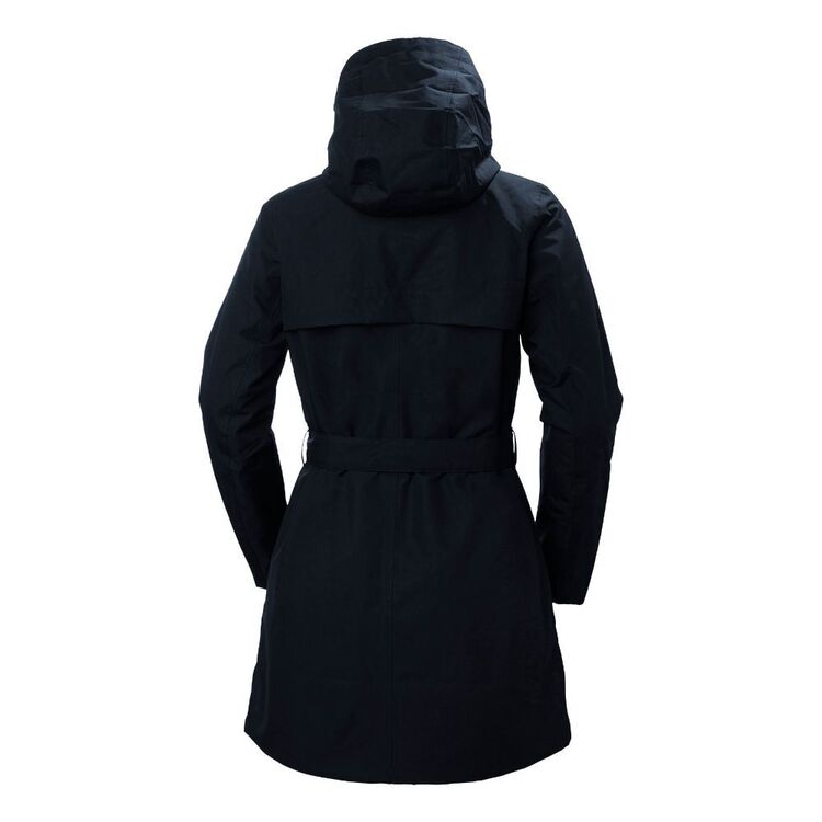 Helly Hansen Women's Welsey II Insulated Trench Coat 598 Navy X Large