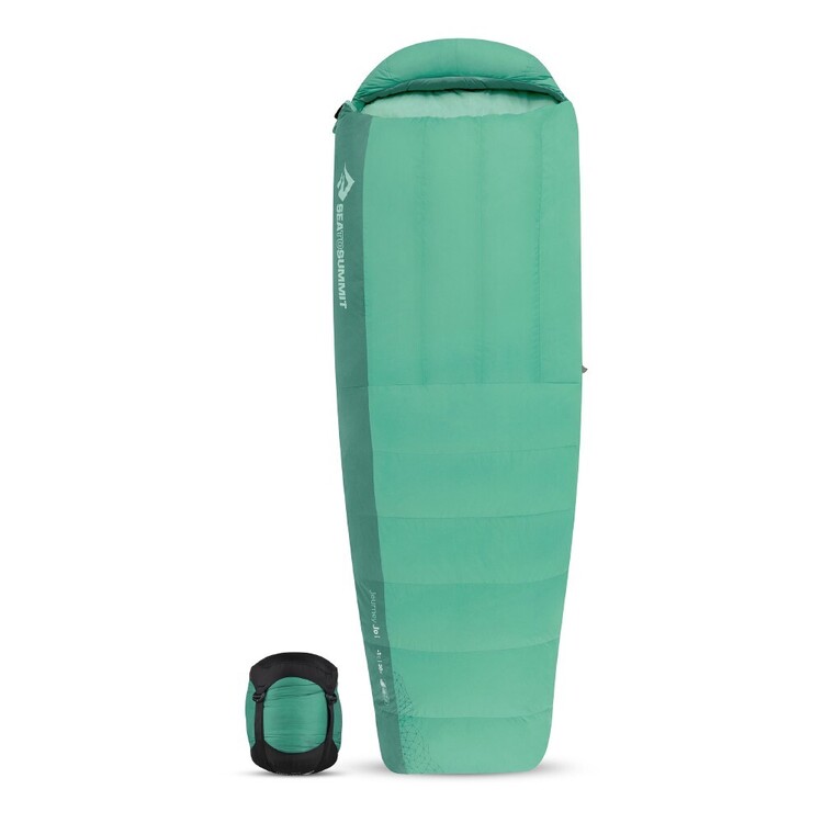 Sea To Summit Journey I Women's Down -1° Sleeping Bag Regular Green Peacock & Emerald