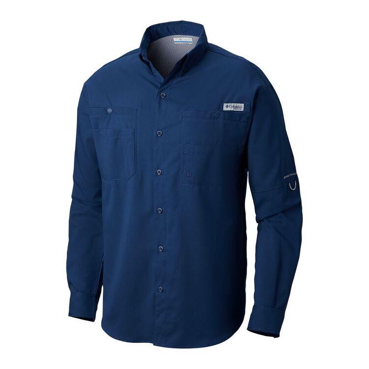 Columbia Men's PFG Tamiami Long Sleeve Shirt Carbon