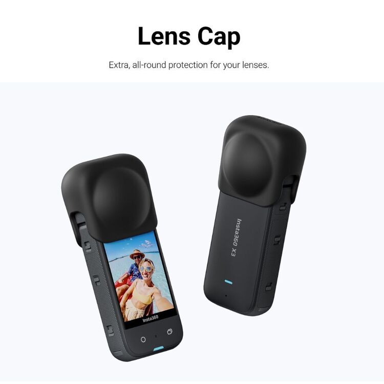 Insta360 ONE X3 360 Action Camera Lens Cover Clear