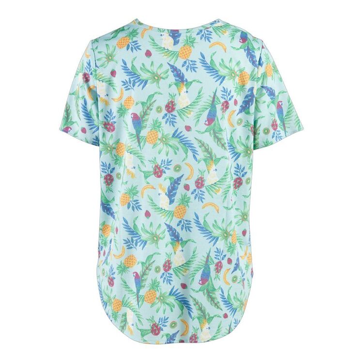 Cape Women's Phoenix Print Tee Blue Tropical