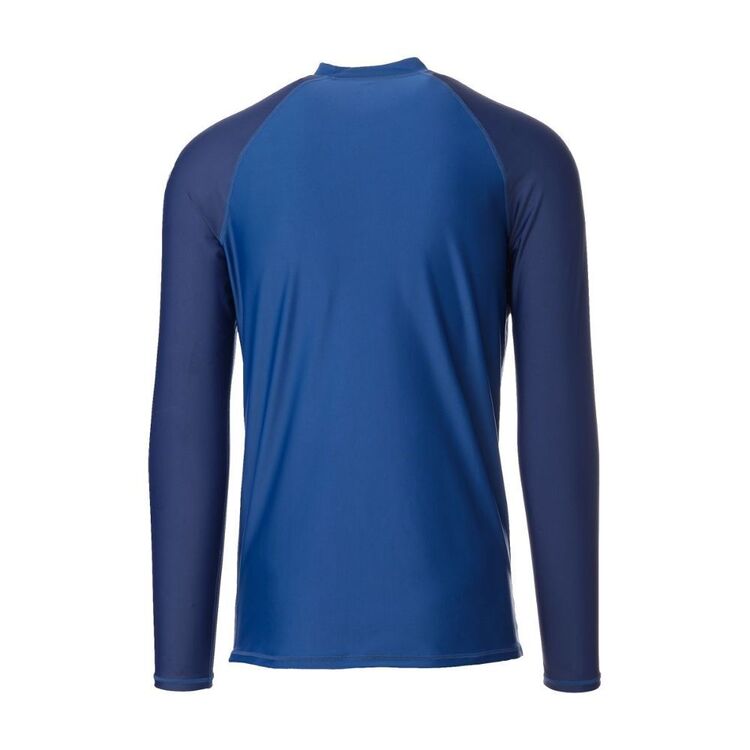 Body Glove Men's Surf Rash Vest Long Sleeve Tee Blue