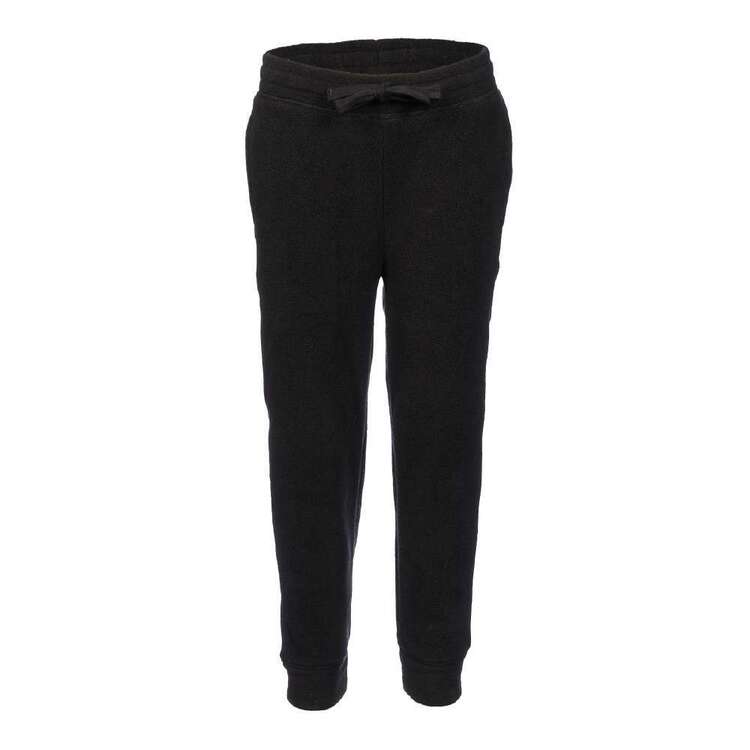 Cape Kids' Recycled Polar Fleece Pants Black