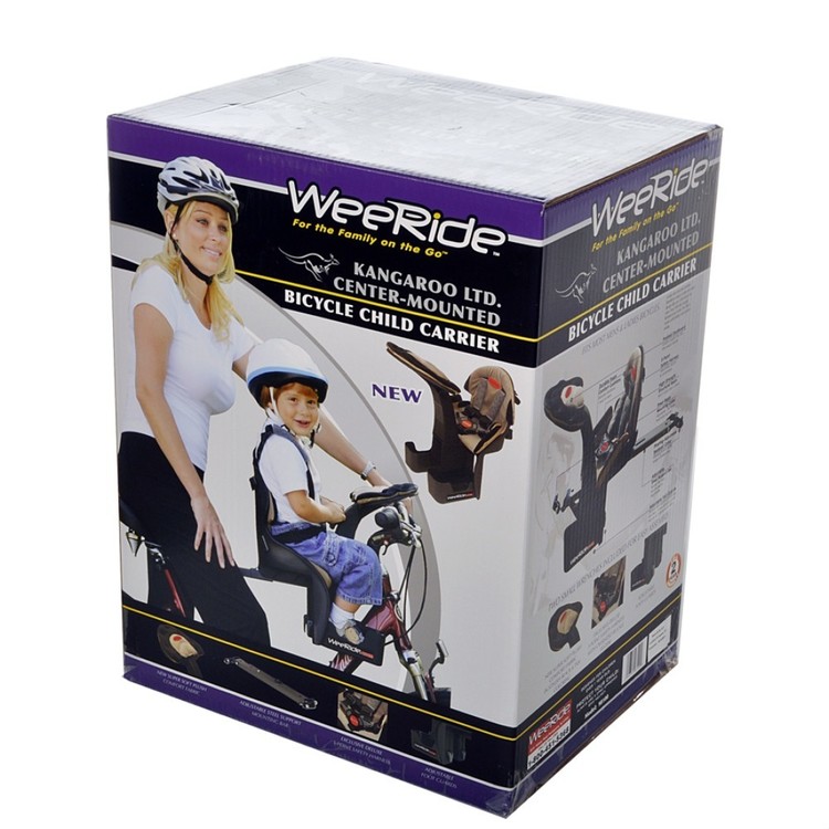 WeeRide Deluxe Child Bike Seat Black & Brown