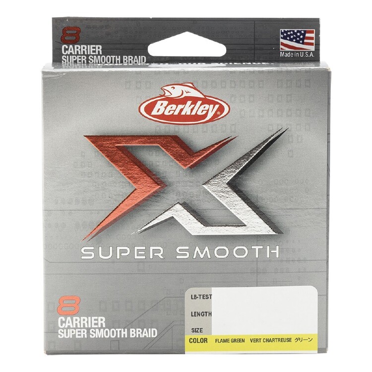 Berkley X8 Braid Line 150 Metre Spool Flame Green