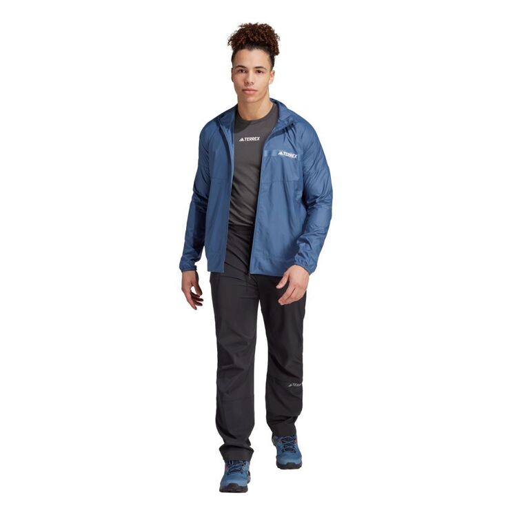 adidas Men's Terrex MLT Wind Jacket Steel