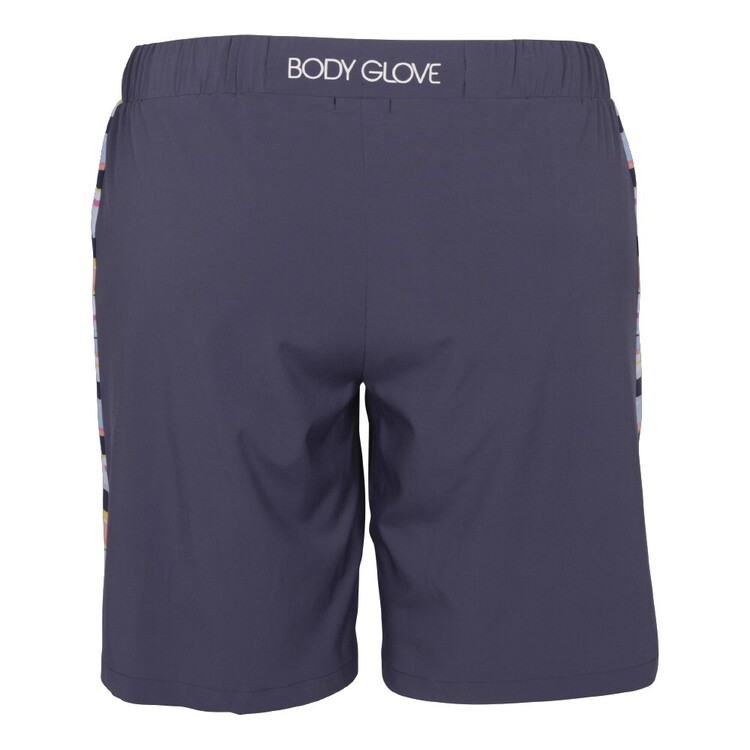 Body Glove Women's Stripe Board Shorts Plus Size Navy & Print
