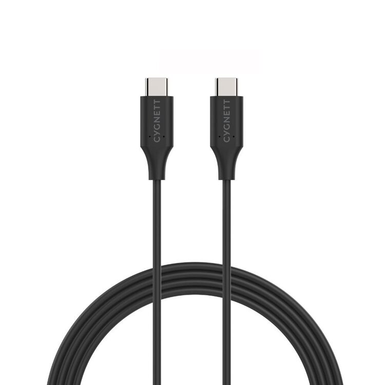 Cygnett Essentials USB-C To USB-C Charge Cable 1 m Black 1 m