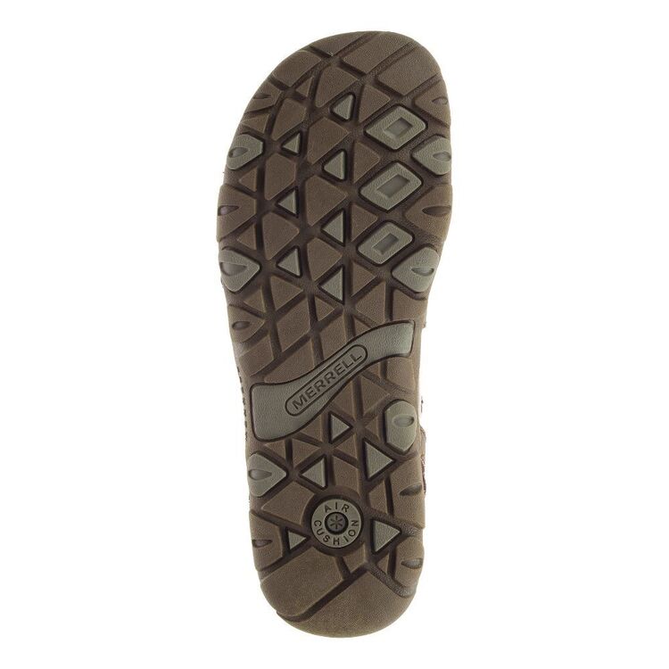Merrell Women's Sandspiur Rose Leather Sandals Dark Earth