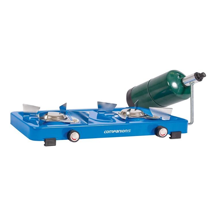 Companion Double Propane Stove Blue