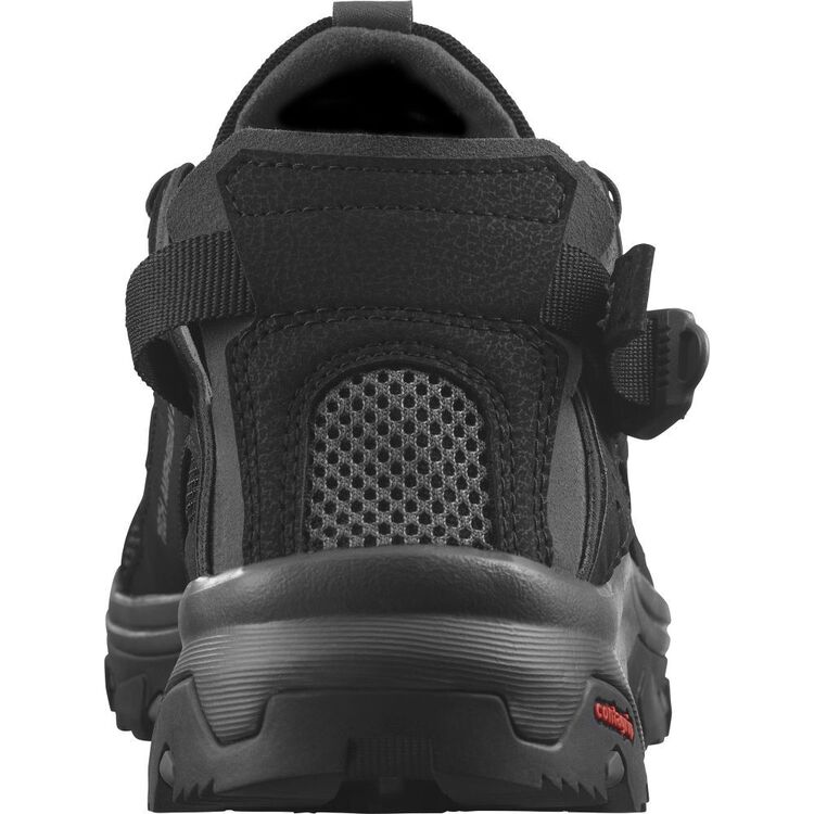 Salomon Men's Techamphibian 5 Sandal Black, Magnet & Monument