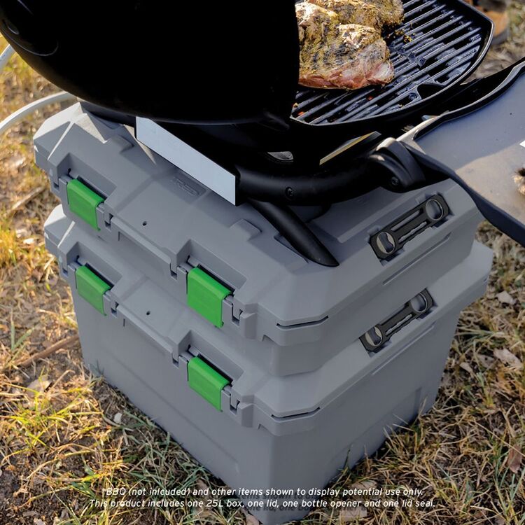 TRED 50-40 Shallow Storage Box 25L Grey 25 L