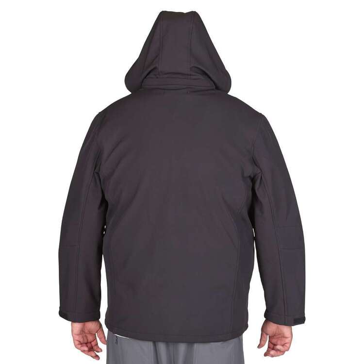 Cape Men's Zephyr Hooded Fleece Jacket Plus Size Jet Black