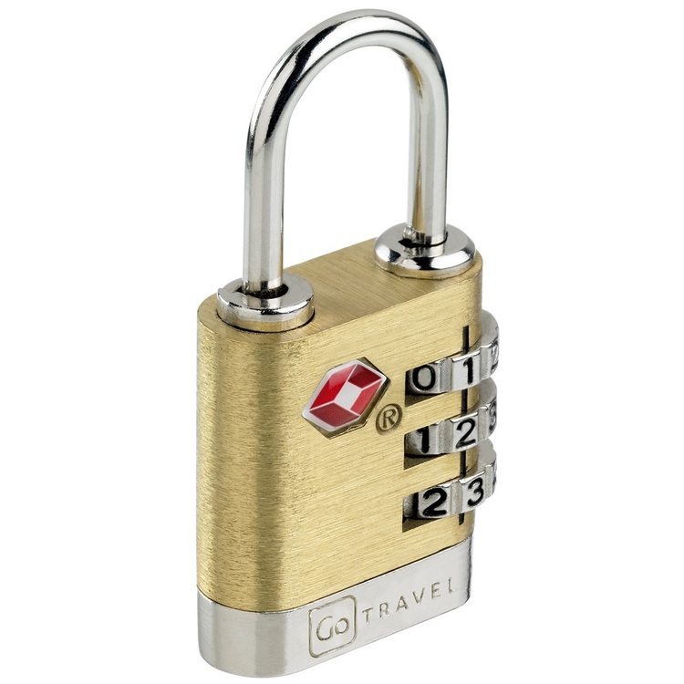 Go Travel Brass Travel Sentry Lock