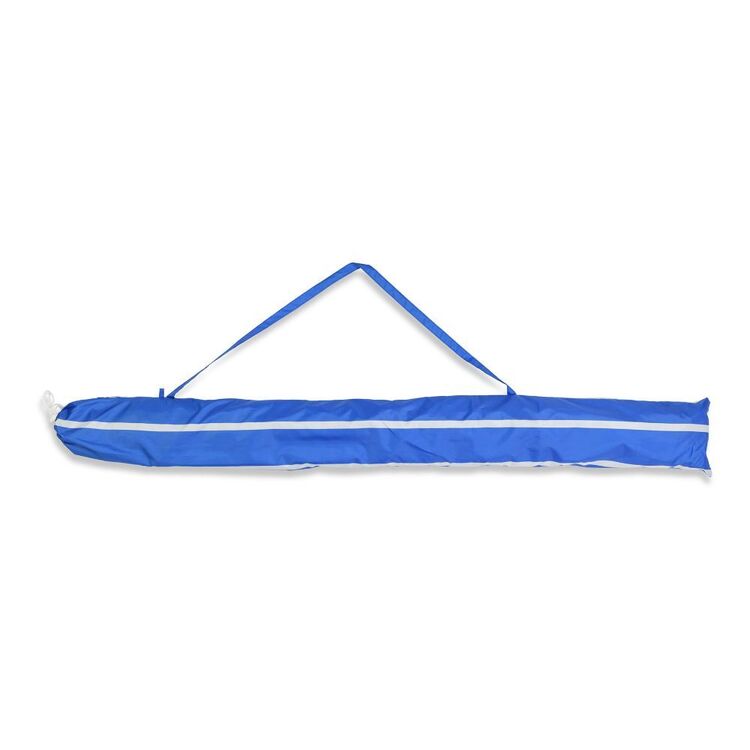 Life! Aluminium 2.4 m Beach Umbrella Blue