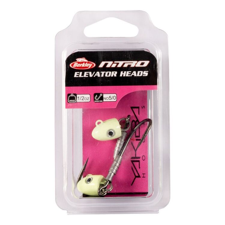Berkley Nitro Elevator Heads #5/0 1OZ Jig Head Multicoloured 1 OZ
