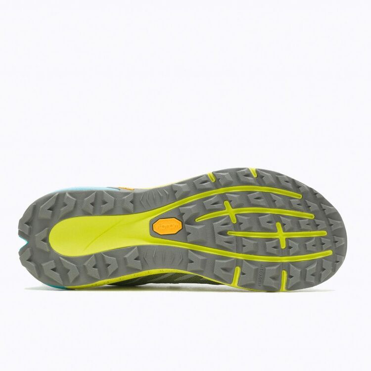 Merrell Men's Agility 4 Peak Low Trail Shoes Paloma & Hi Viz