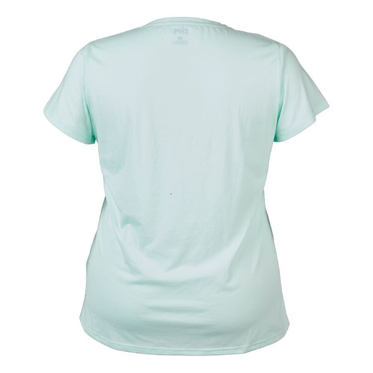 Cape Women's Millie Tee Plus Size Pure Water Explore