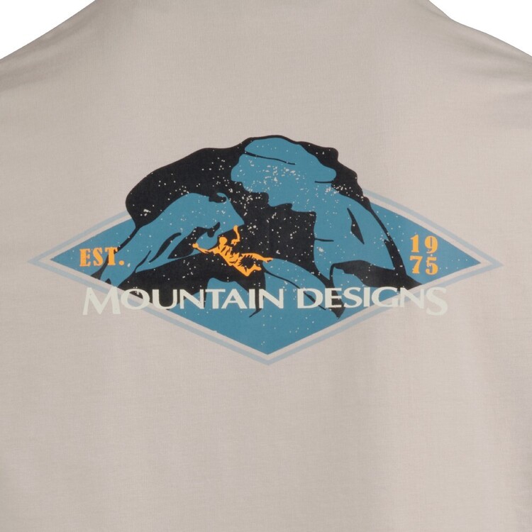 Mountain Designs Men's Silver Heritage Short Sleeve Tee Silver