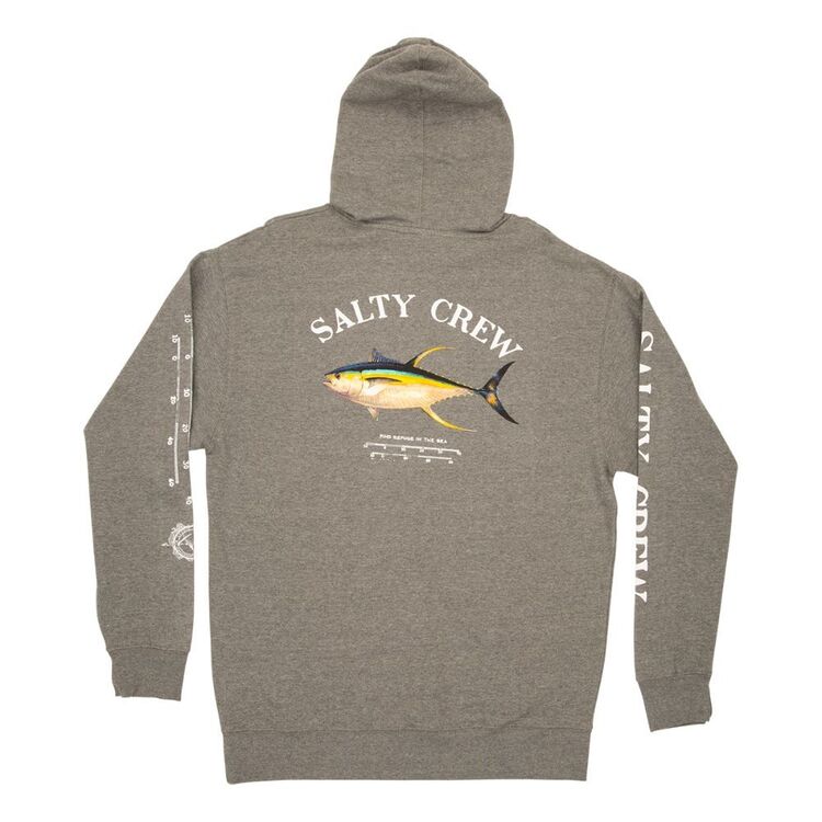 Salty Crew Ahi Mount Fleece Hoodie Gunmetal Heather