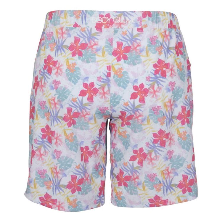 Body Glove Women's Plus Size Floral Wave Board Shorts Print