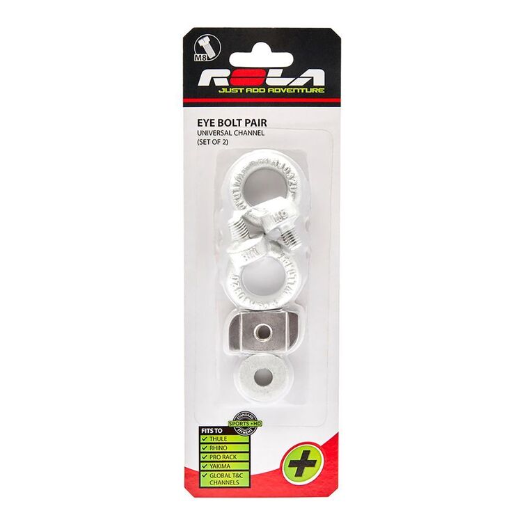 Rola Eye Bolt Universal Pair Silver