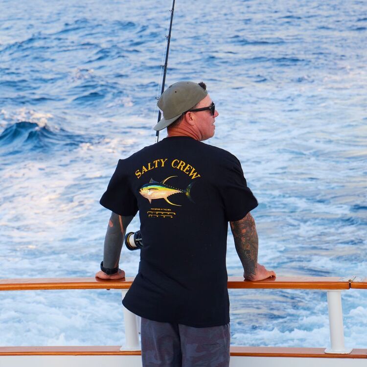 Salty Crew Ahi Mount Short Sleeve Tee Black