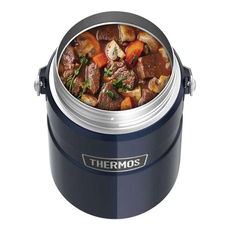 Thermos Kingâ„¢ Big Boss Stainless Steel Food Jar Navy 1.39L