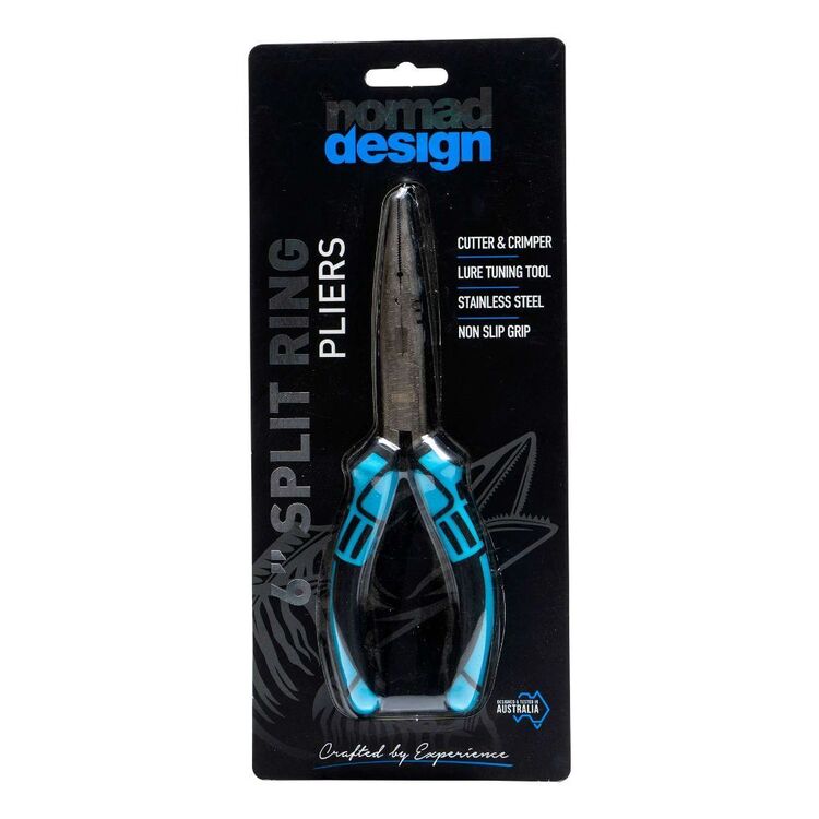 Nomad Straight Nose 6'' Plier Silver 6 in